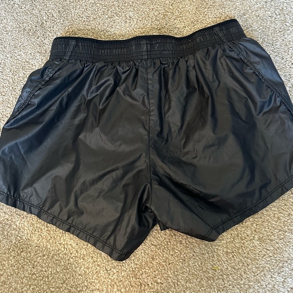 Nike Black Running Shorts with Big Check Logo - Picture 6 of 6